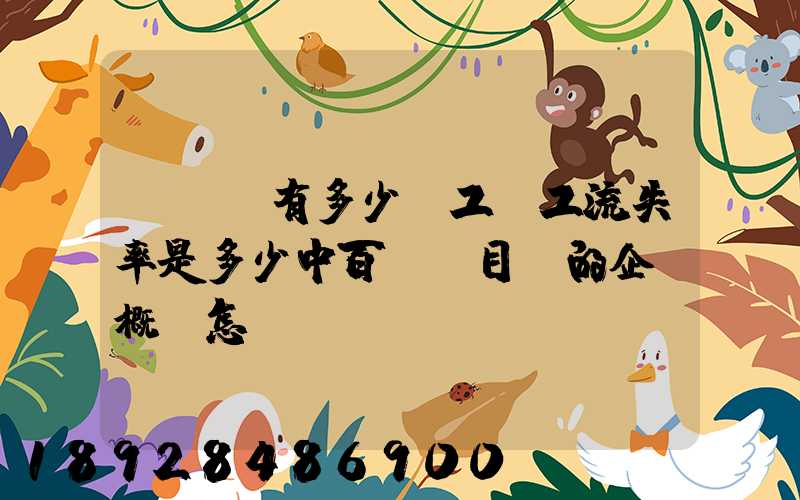 ...有多少員工員工流失率是多少中百倉儲目前的企業概況怎樣