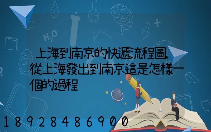 上海到南京的快遞流程圖,從上海發出到南京這是怎樣一個的過程