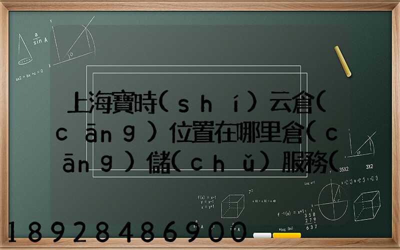 上海寶時(shí)云倉(cāng)位置在哪里倉(cāng)儲(chǔ)服務(wù)怎么樣