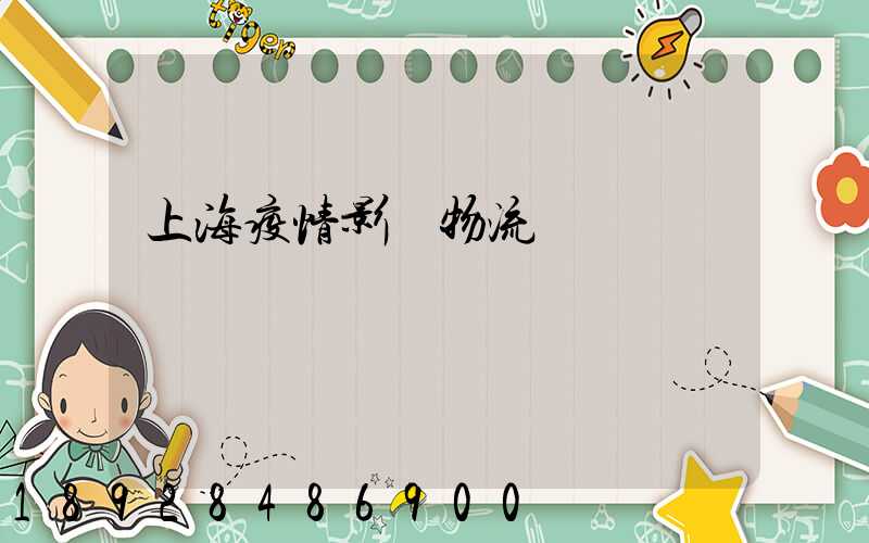 上海疫情影響物流運輸