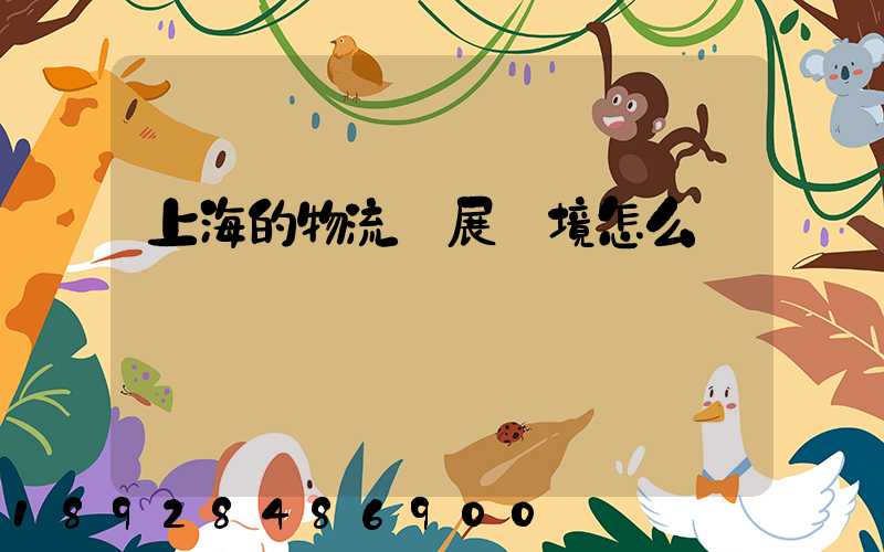 上海的物流發展環境怎么樣