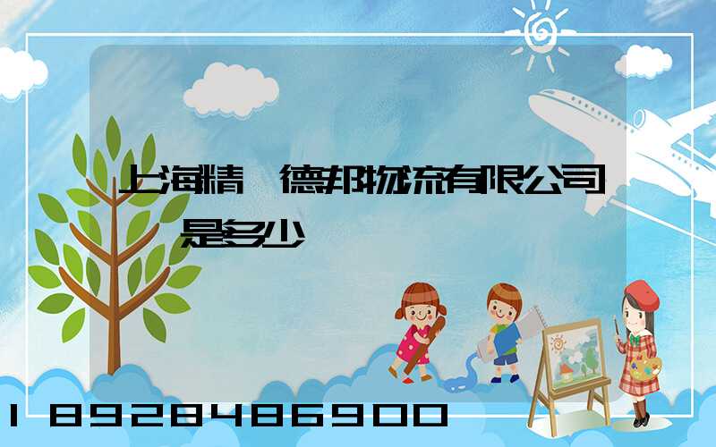 上海精準德邦物流有限公司電話是多少