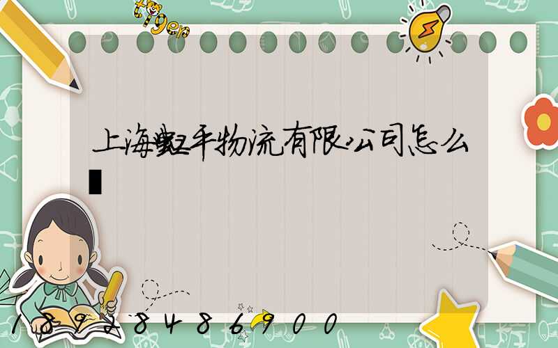 上海虹平物流有限公司怎么樣