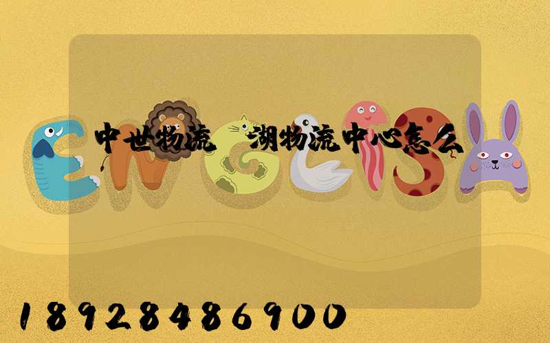 中世物流蕪湖物流中心怎么樣