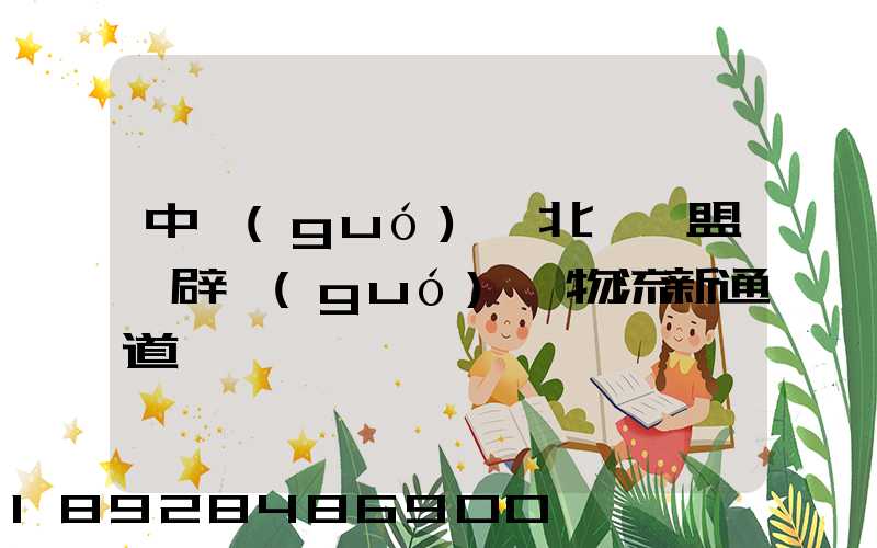 中國(guó)東北與東盟開辟國(guó)際物流新通道