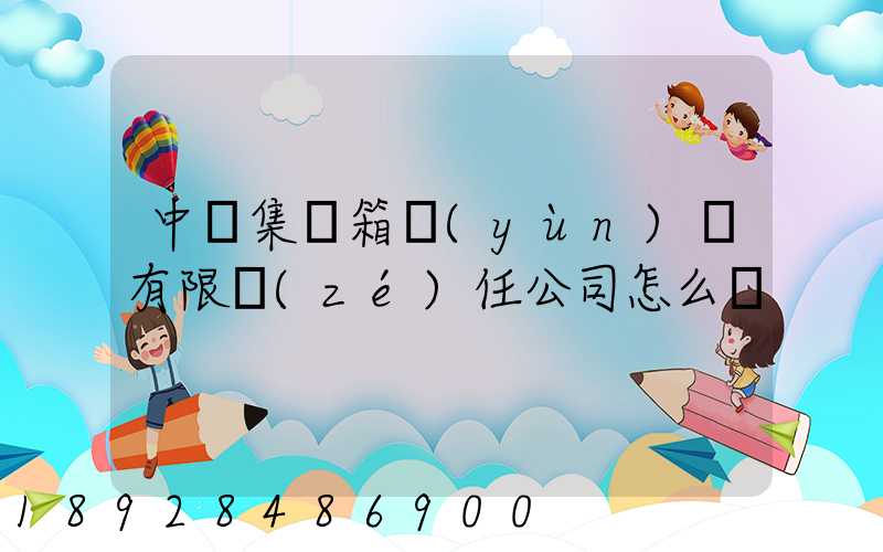 中鐵集裝箱運(yùn)輸有限責(zé)任公司怎么樣