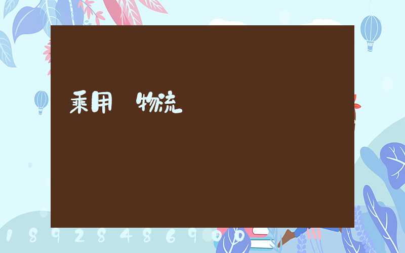 乘用車物流運輸問題
