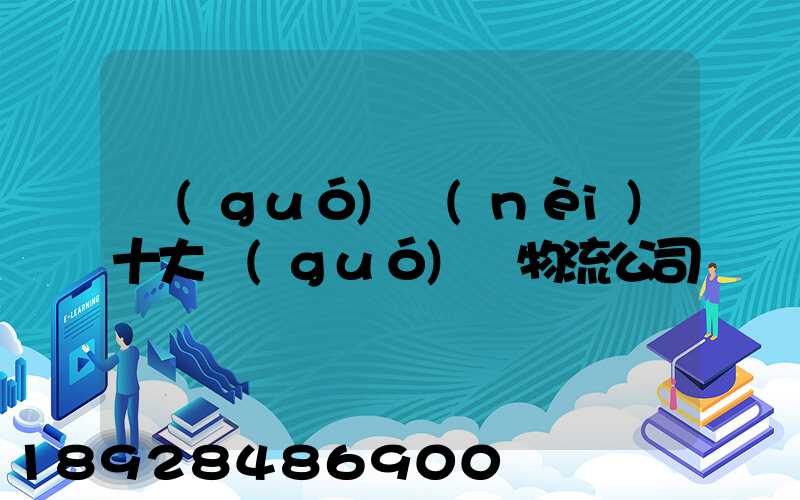 國(guó)內(nèi)十大國(guó)際物流公司