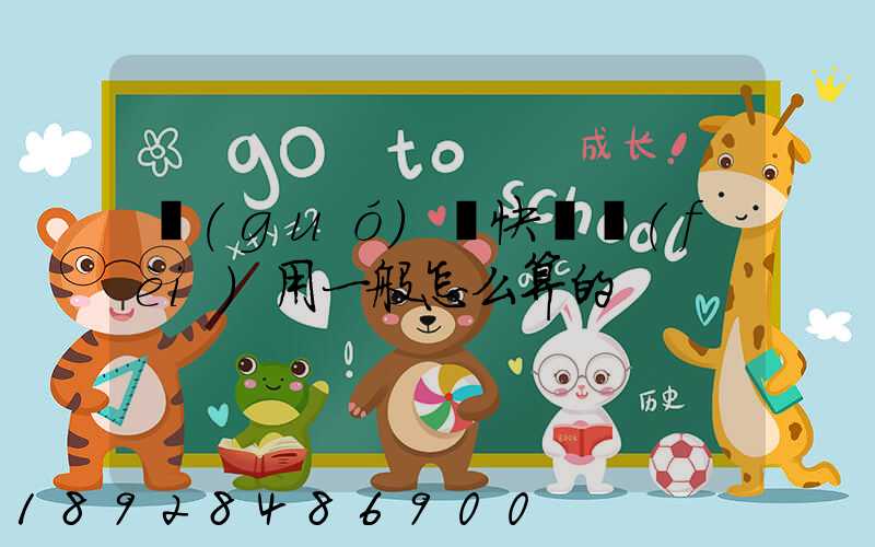 國(guó)際快遞費(fèi)用一般怎么算的