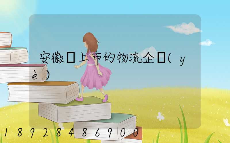 安徽沒上市的物流企業(yè)