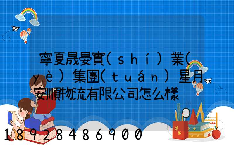 寧夏晟晏實(shí)業(yè)集團(tuán)星月安順物流有限公司怎么樣