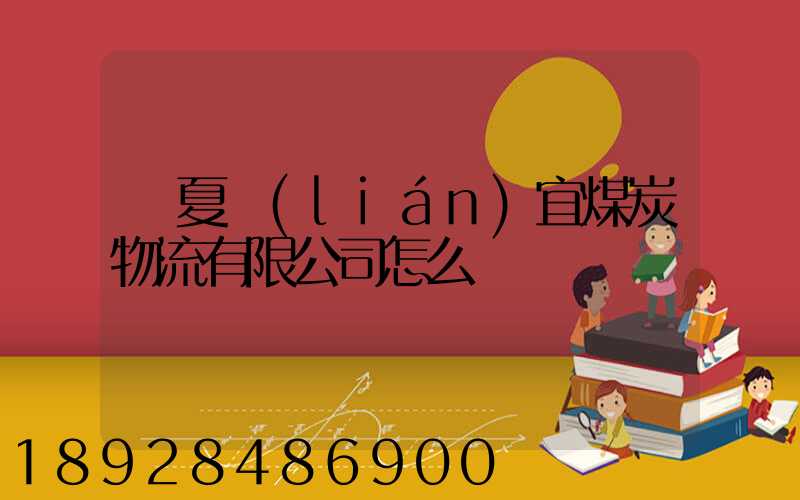 寧夏聯(lián)宜煤炭物流有限公司怎么樣
