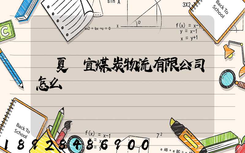 寧夏聯宜煤炭物流有限公司怎么樣