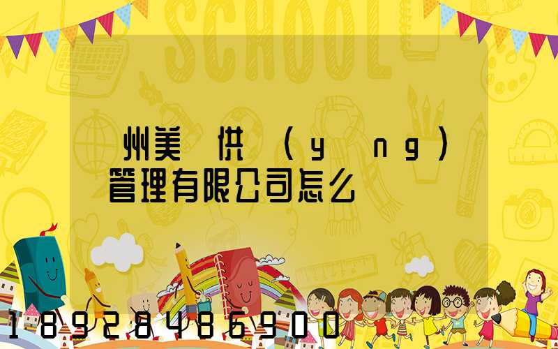 廣州美順供應(yīng)鏈管理有限公司怎么樣