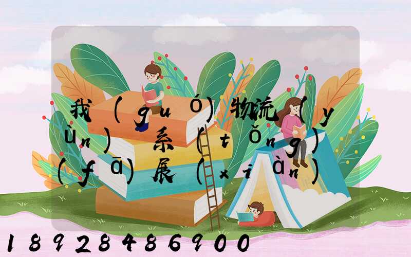 我國(guó)物流運(yùn)輸系統(tǒng)發(fā)展現(xiàn)狀和趨勢(shì)