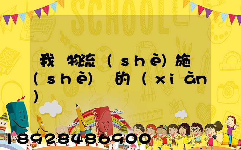 我國物流設(shè)施設(shè)備的現(xiàn)狀