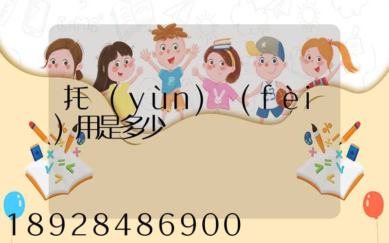 托運(yùn)費(fèi)用是多少