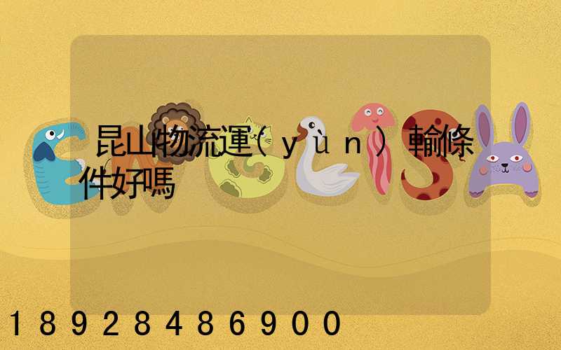 昆山物流運(yùn)輸條件好嗎