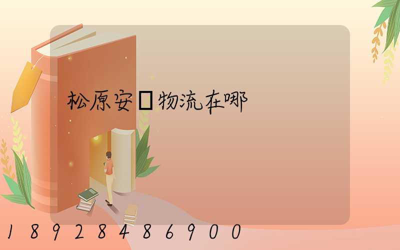 松原安華物流在哪