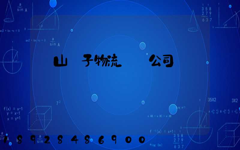 樂山電子物流運輸公司