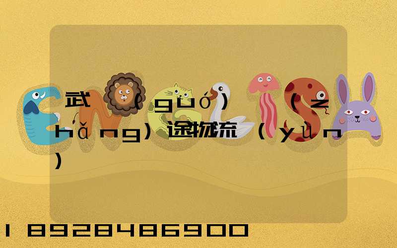 武漢國(guó)際長(zhǎng)途物流運(yùn)輸