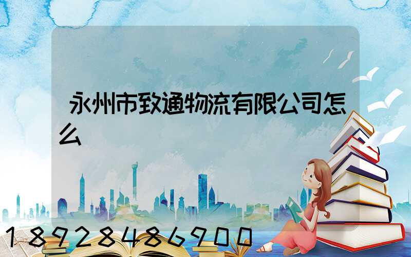 永州市致通物流有限公司怎么樣