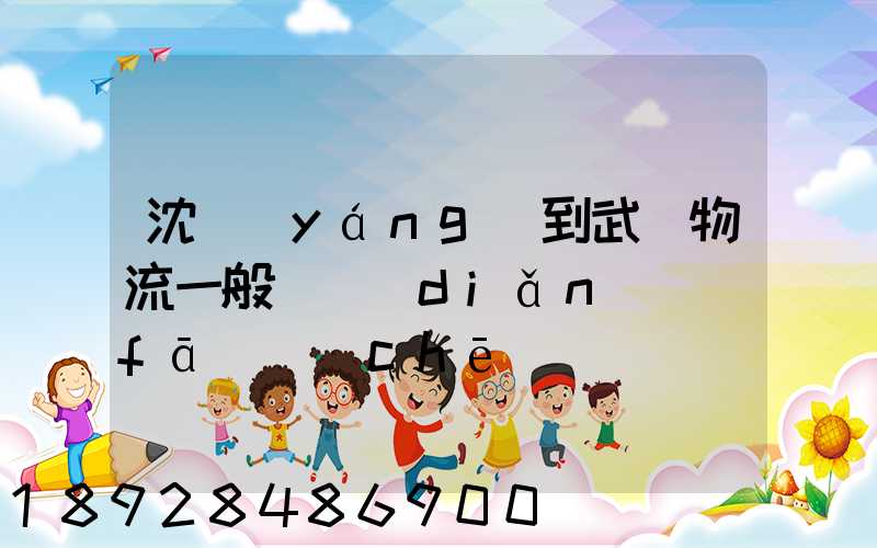 沈陽(yáng)到武漢物流一般幾點(diǎn)發(fā)車(chē)