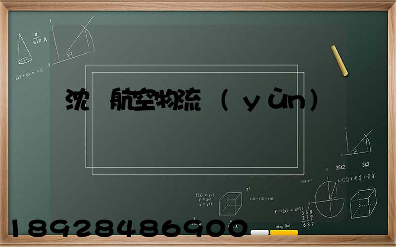 沈陽航空物流運(yùn)輸