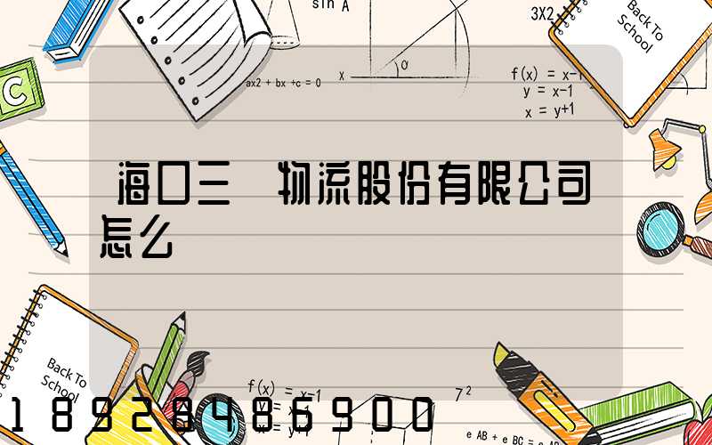 海口三順物流股份有限公司怎么樣