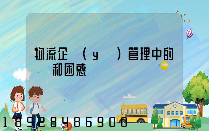 物流企業(yè)管理中的問題和困惑