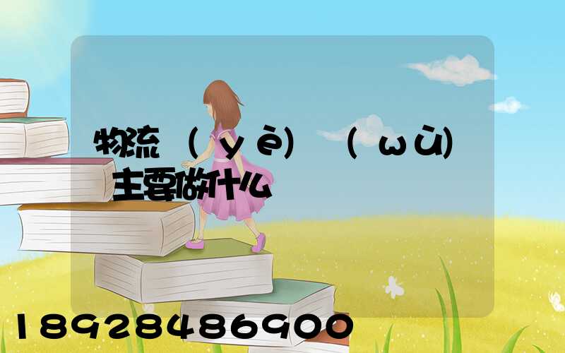 物流業(yè)務(wù)員主要做什么