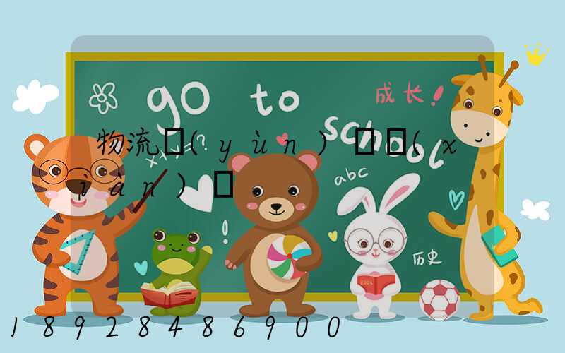 物流運(yùn)輸現(xiàn)狀