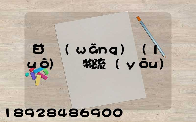 甘肅網(wǎng)絡(luò)運輸物流優(yōu)勢