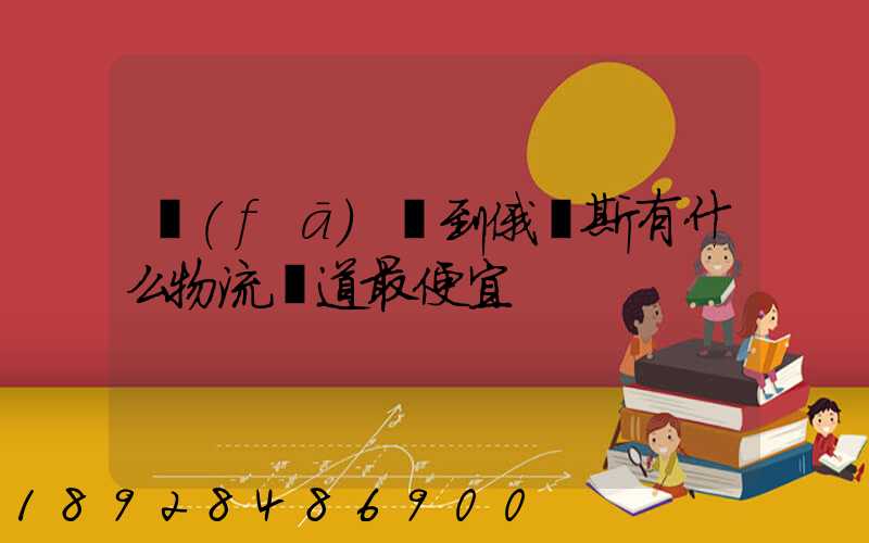 發(fā)貨到俄羅斯有什么物流渠道最便宜