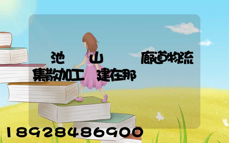貴池區橫山礦運輸廊道物流集散加工區建在那