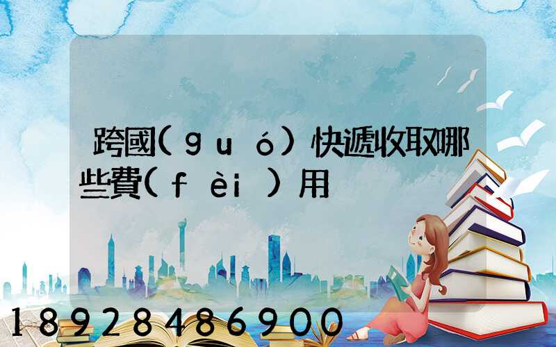 跨國(guó)快遞收取哪些費(fèi)用