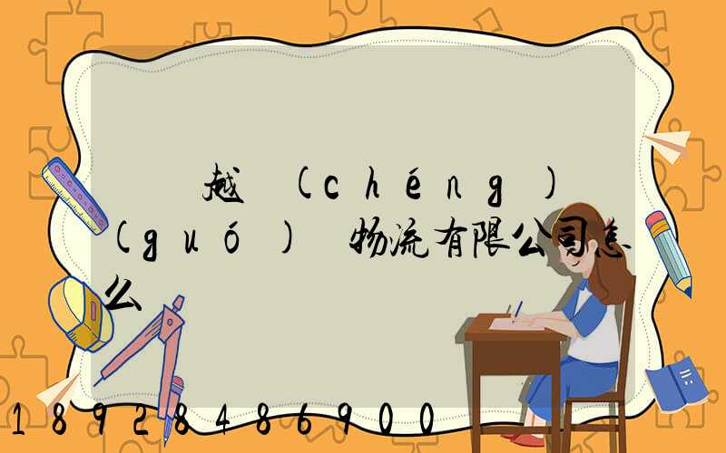 遼寧越誠(chéng)國(guó)際物流有限公司怎么樣