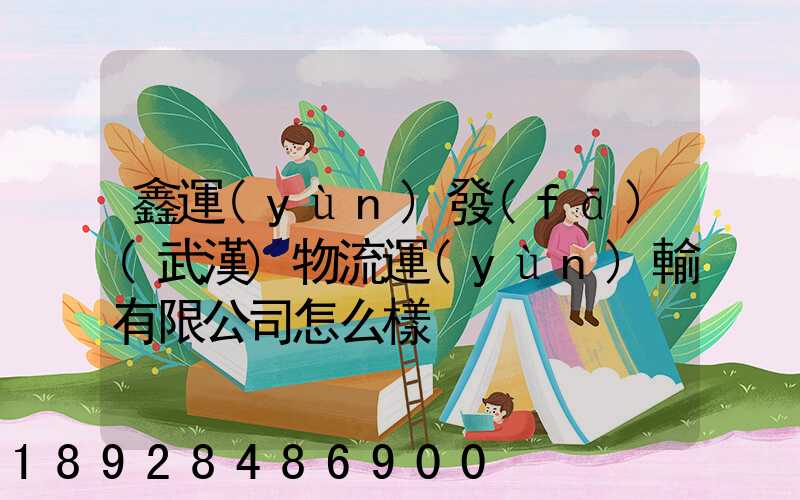 鑫運(yùn)發(fā)(武漢)物流運(yùn)輸有限公司怎么樣