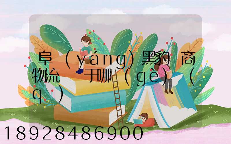 阜陽(yáng)黑豹電商物流園屬于哪個(gè)區(qū)