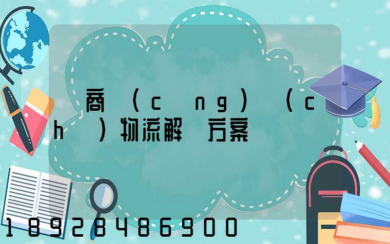 電商倉(cāng)儲(chǔ)物流解決方案