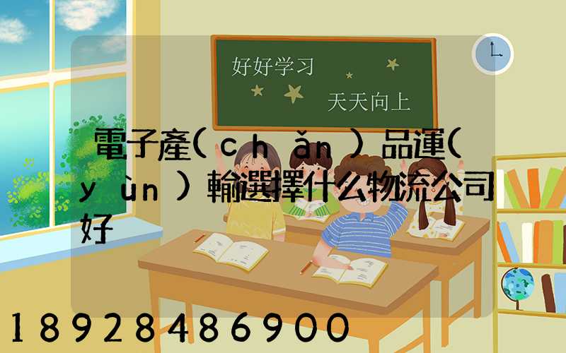 電子產(chǎn)品運(yùn)輸選擇什么物流公司好